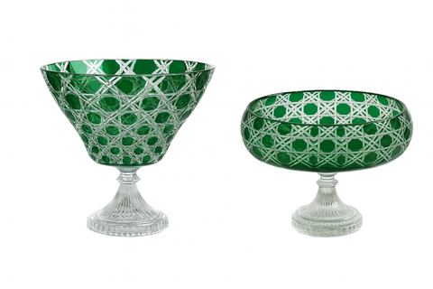 Verdura Pedestal Bowl & Trumpet Vase — 2-Piece Set — product view
