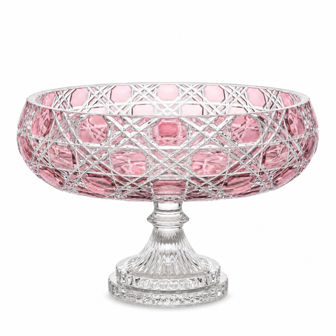 Verdura Pedestal Bowl (Orchid Rosé) — product view