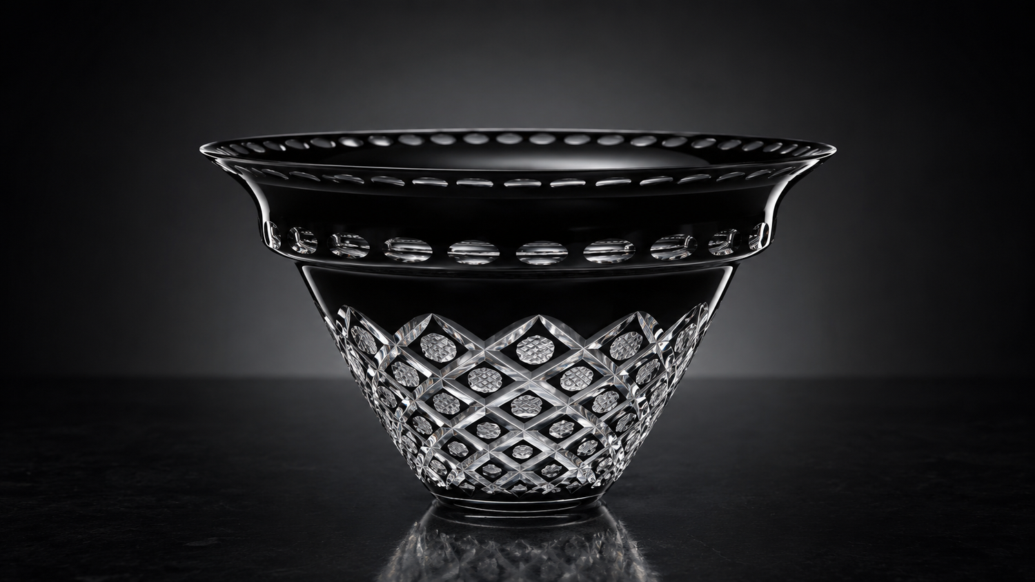 {{ vendor }} Noctura Crest Bowl — handcrafted luxury glassware