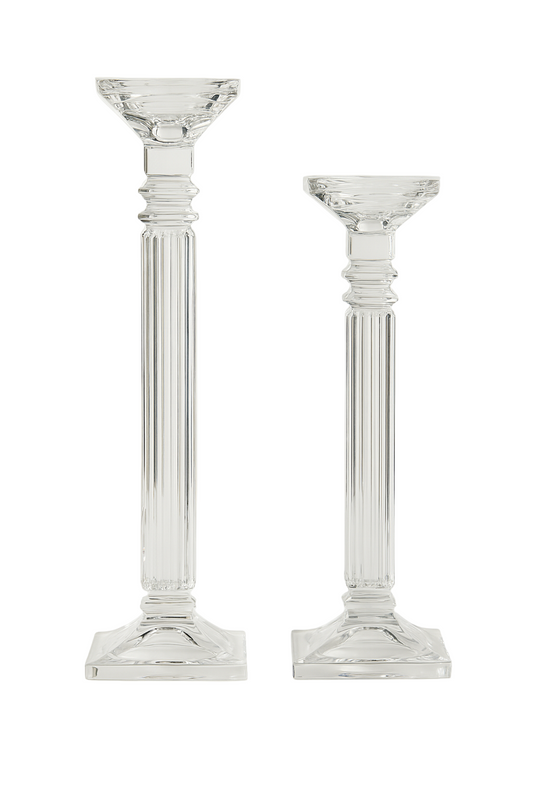 {{ vendor }} Altessa Candlesticks (2-Piece Set) — handcrafted luxury glassware