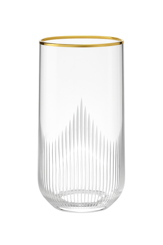 {{ vendor }} Ascend Highball Glass — handcrafted luxury glassware