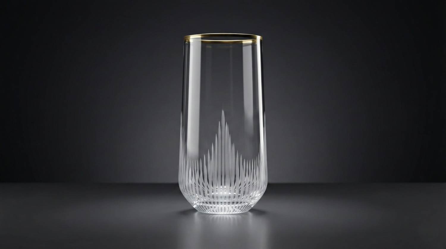 {{ vendor }} Ascend Highball Glass — handcrafted luxury glassware