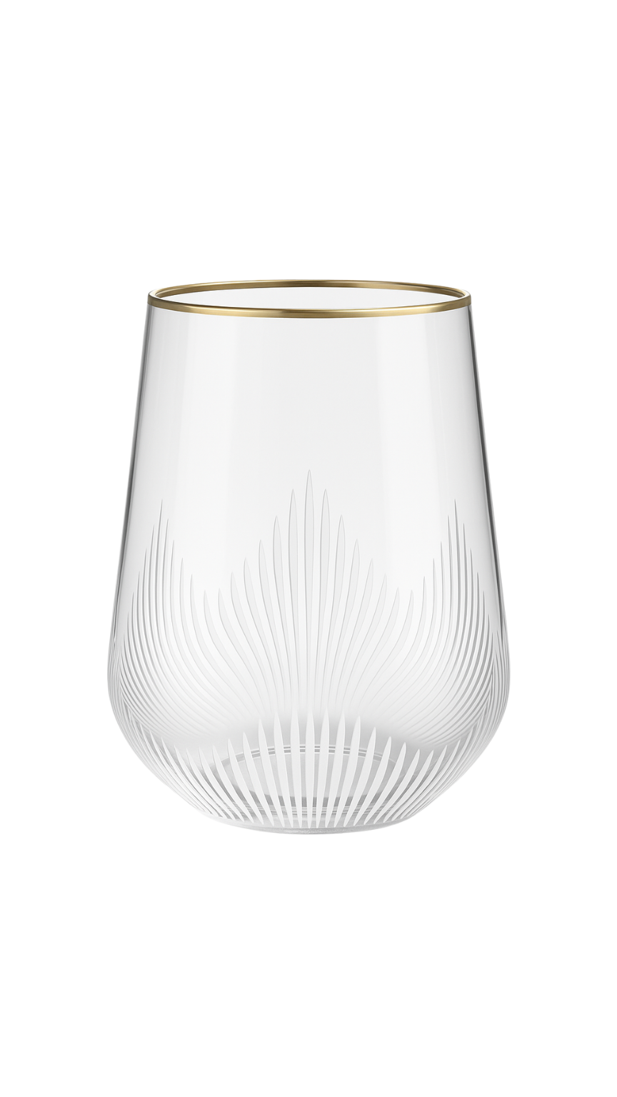 {{ vendor }} Ascend Stemless Wine Glass — handcrafted luxury glassware