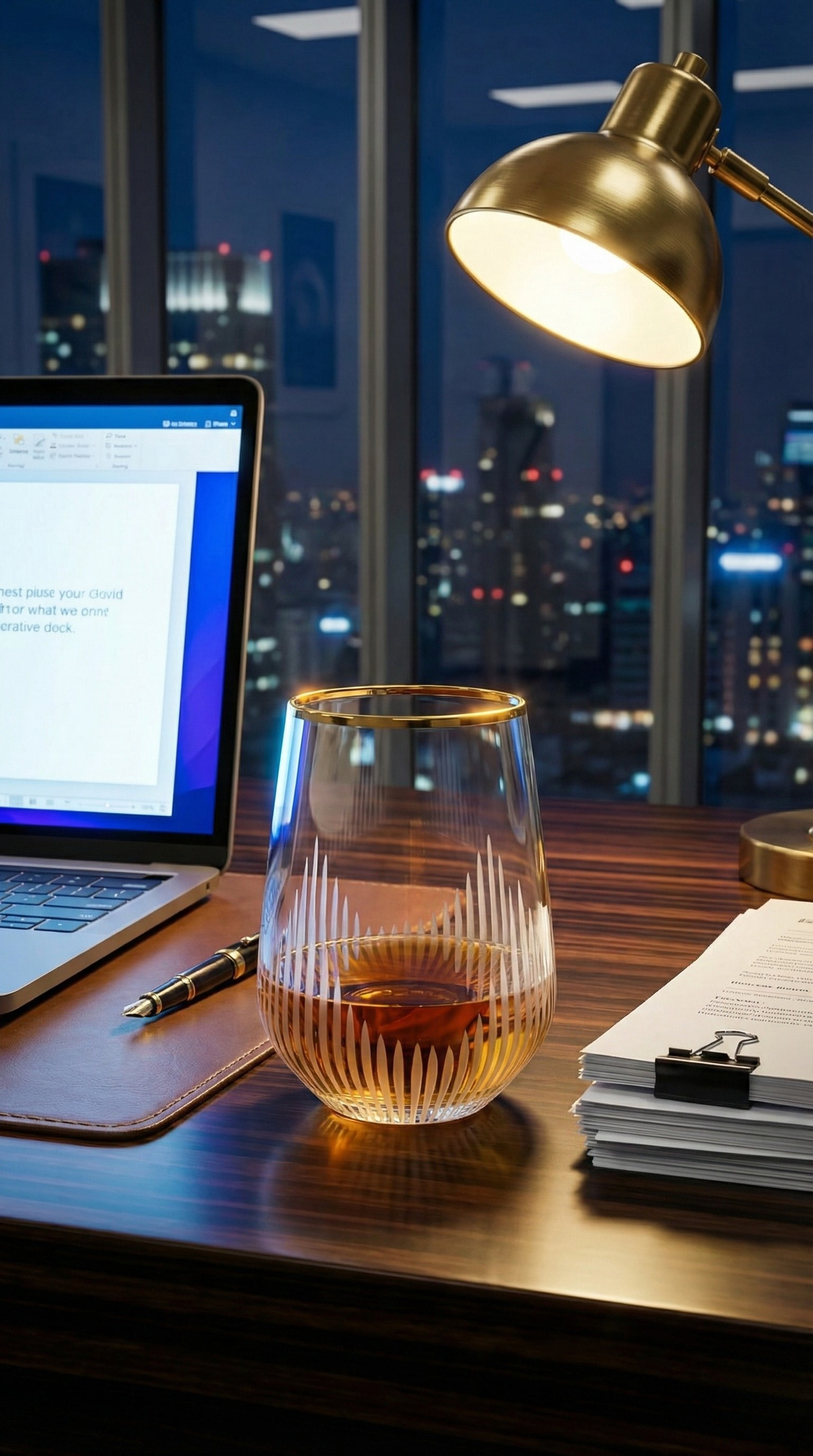 {{ vendor }} Ascend Stemless Wine Glass — handcrafted luxury glassware