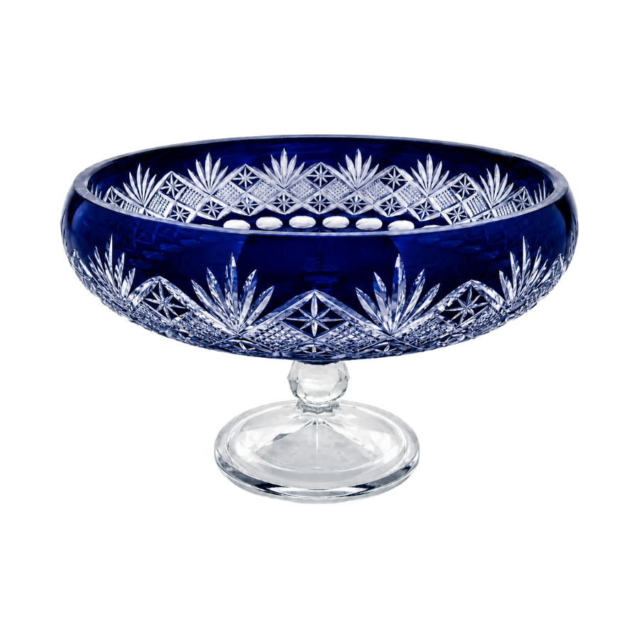 Coronet Pedestal Bowl (Midnight Sapphire) — view 1