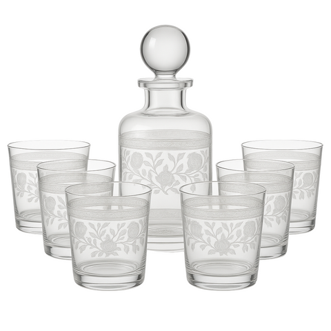 Filigrae Decanter & Tumbler Set (7-Piece) — product view