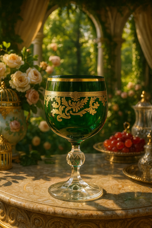 {{ vendor }} Roccaré Cordial Goblet Set – 6 Colors — handcrafted luxury glassware