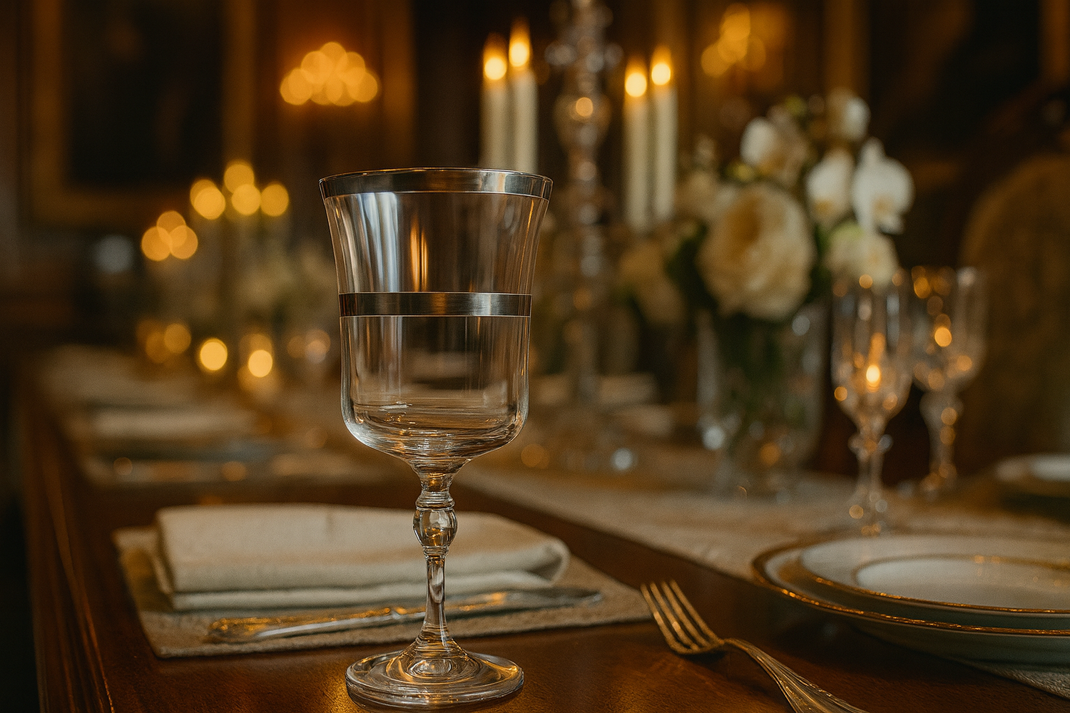 {{ vendor }} Corda Plat Goblet — handcrafted luxury glassware