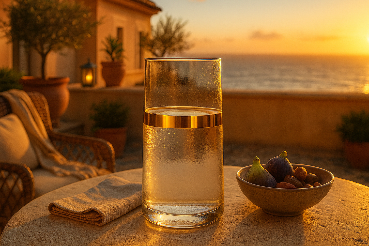{{ vendor }} Corda Gold Highball — handcrafted luxury glassware