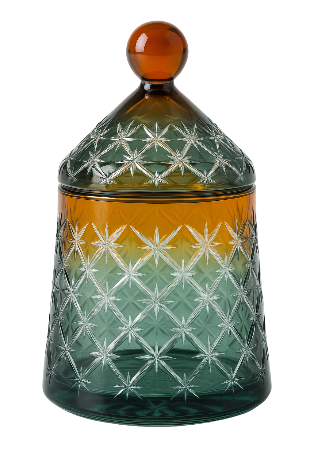 {{ vendor }} Aurivale Jar — handcrafted luxury glassware