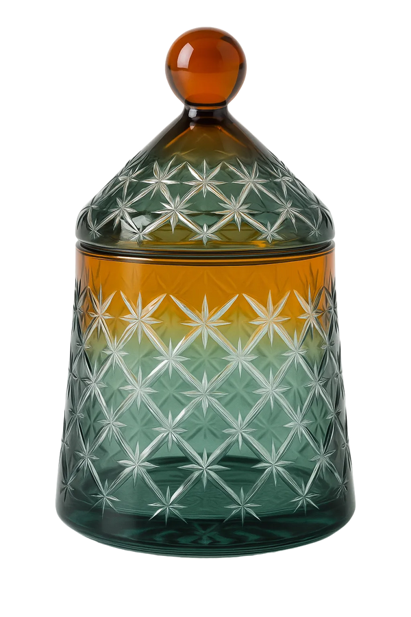 {{ vendor }} Aurivale Jar — handcrafted luxury glassware