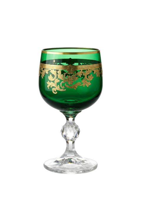 Roccaré Cordial Goblet (Sylvan Emerald) — product view