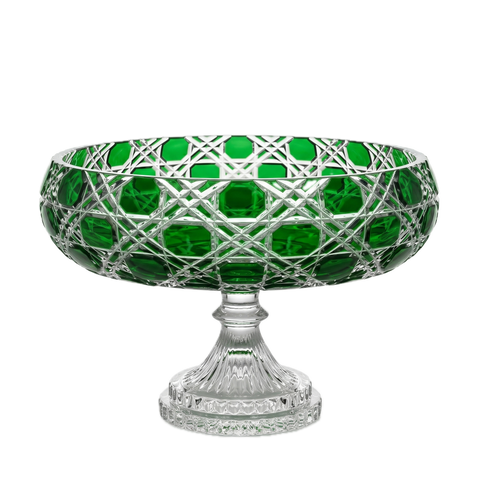 Verdura Pedestal Bowl (Sylvan Emerald) — product view