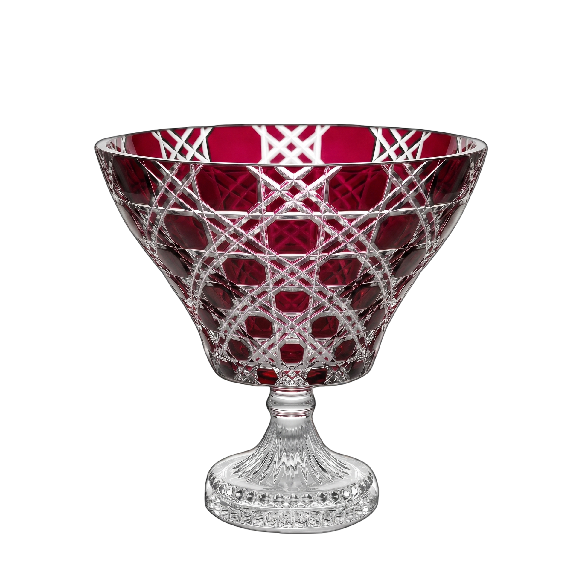 Verdura Trumpet Vase (Crimson Red) — view 1