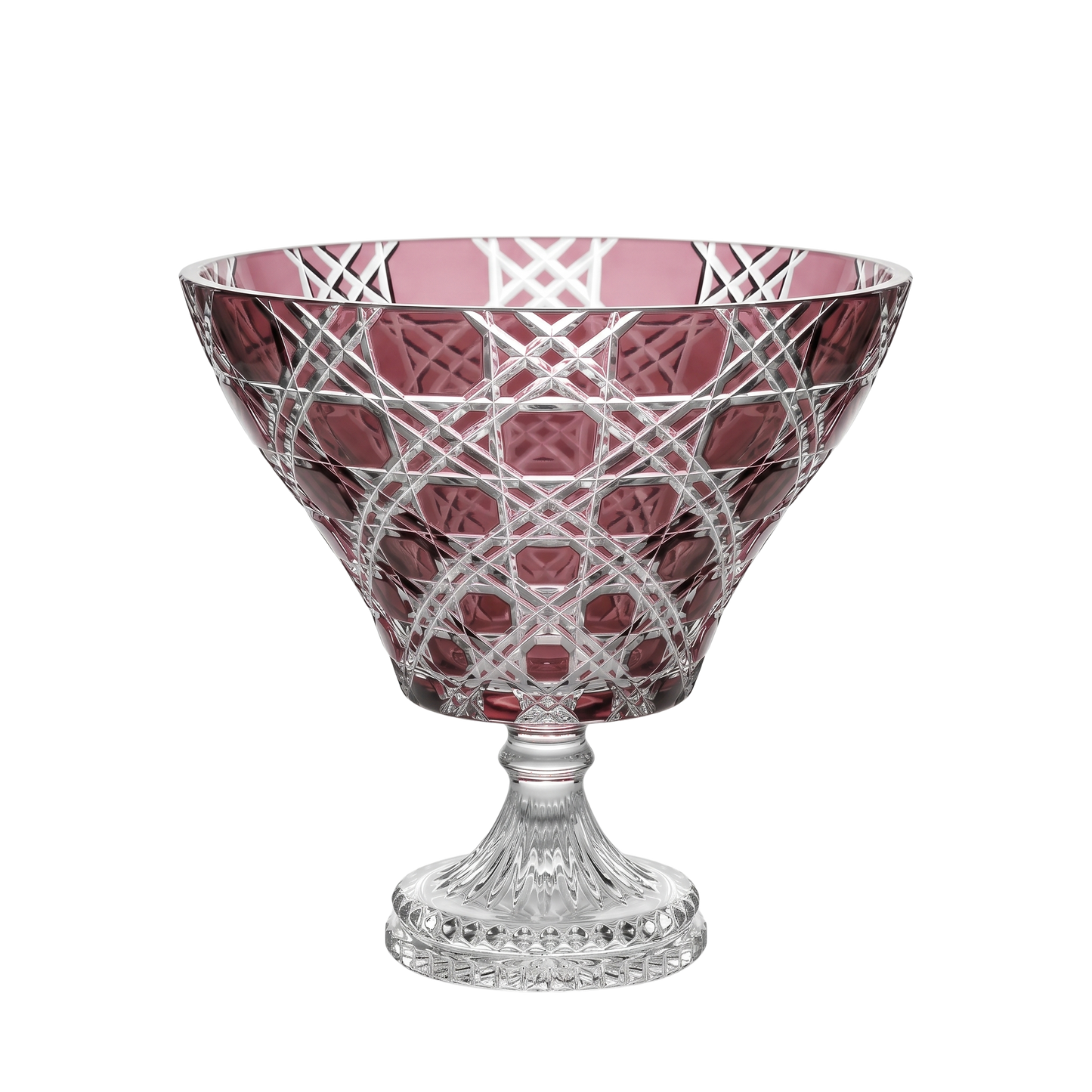 {{ vendor }} Verdura Trumpet Vase (Orchid Rosé) — handcrafted luxury glassware