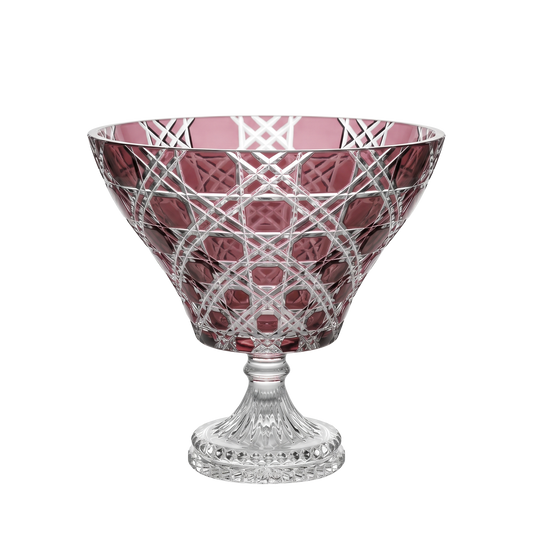 {{ vendor }} Verdura Trumpet Vase (Orchid Rosé) — handcrafted luxury glassware